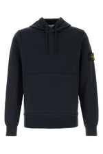 Navy Blue Solid Regular Hoodie 1