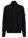 Black Regular Zip Up Cardigan 1