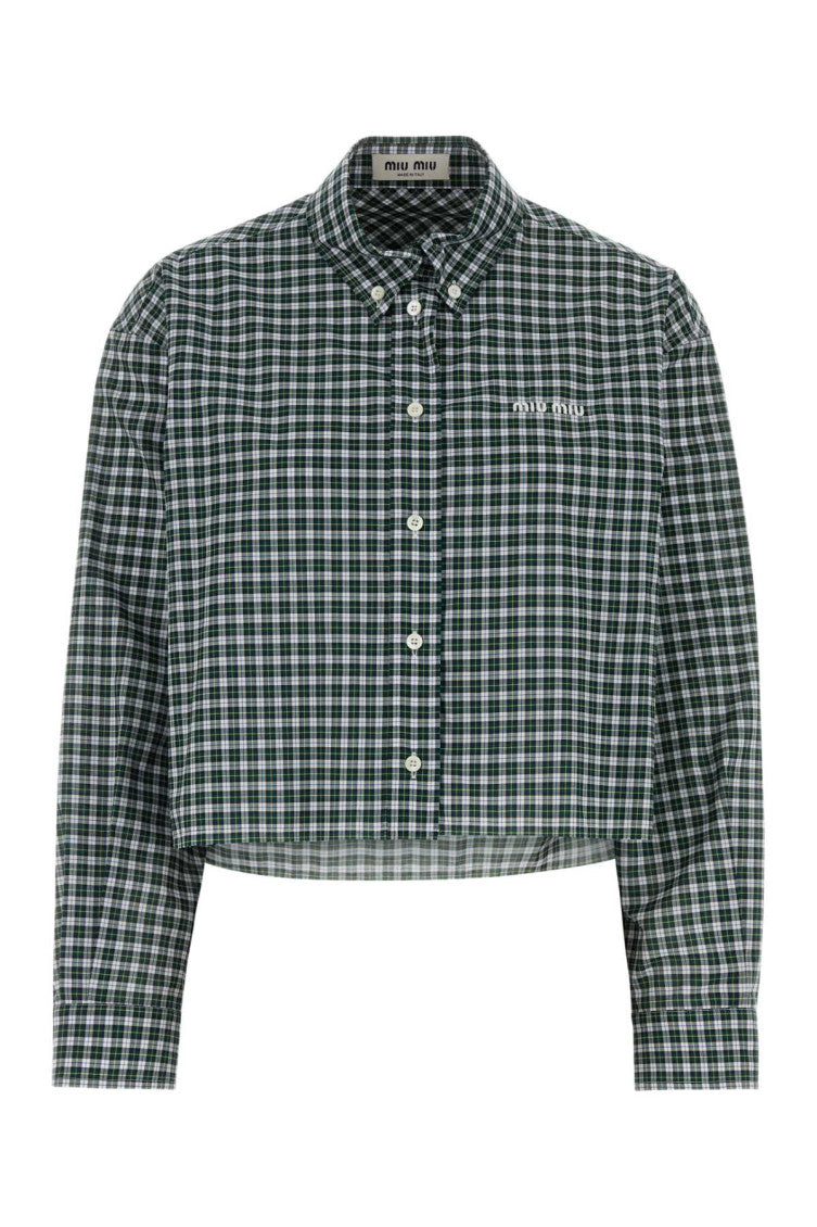 Green Relaxed Checks Shirt 1