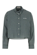 Green Relaxed Checks Shirt 1