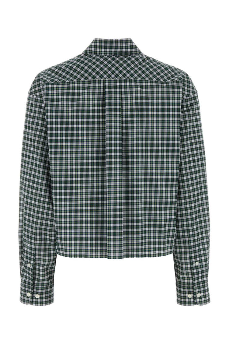 Green Relaxed Checks Shirt 2