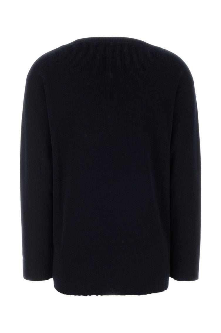 Blue Logo Boat Neck Sweater 3