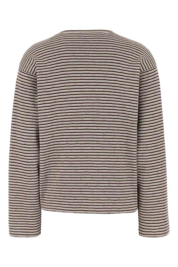 Multicolor Stripes Crew Neck Sweater 2
