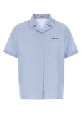Sky Blue Check Cotton Shirt 1
