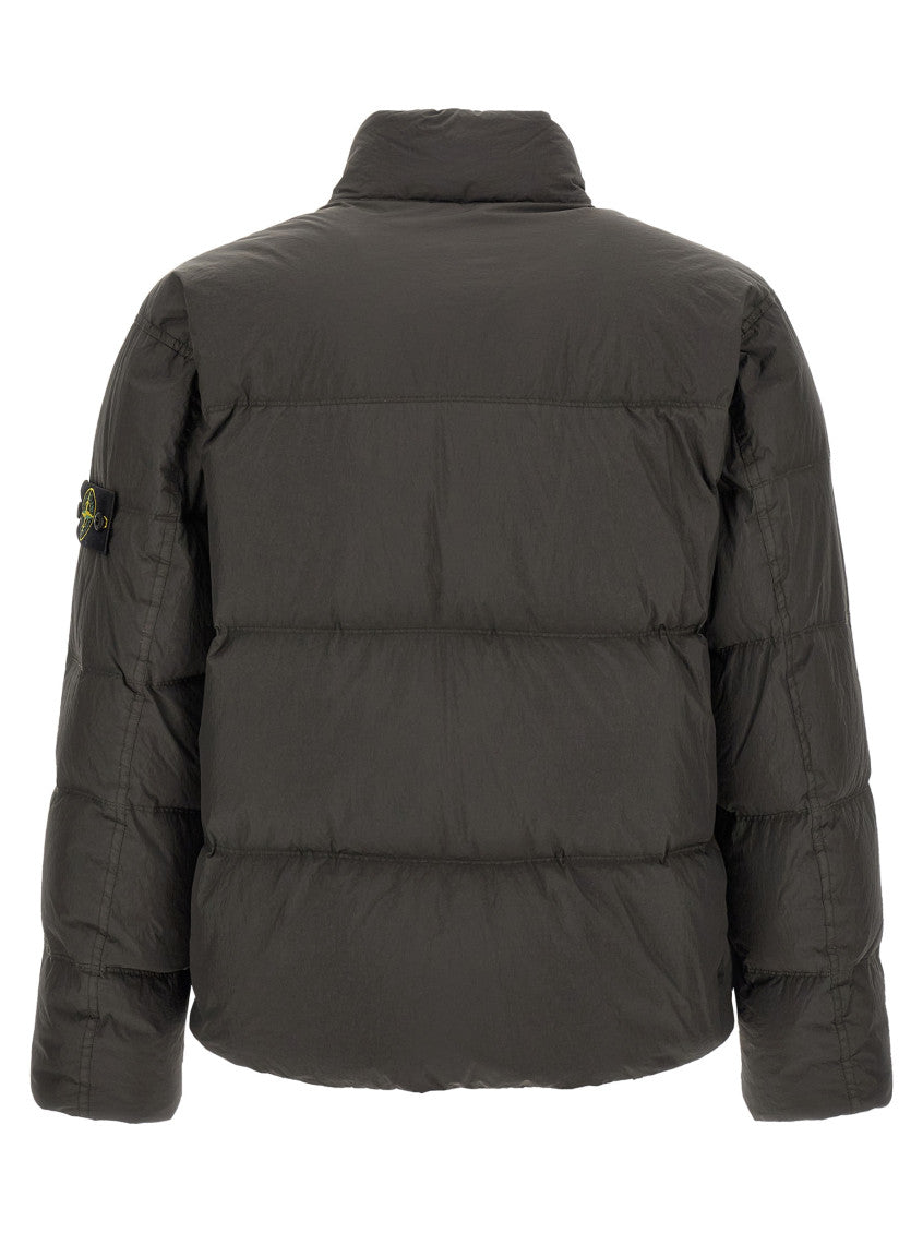 Grey Quilted Regular Jacket 2