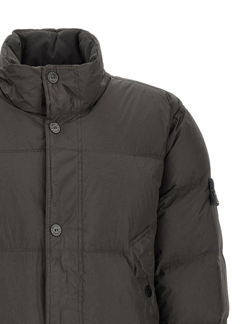 Grey Quilted Regular Jacket 3