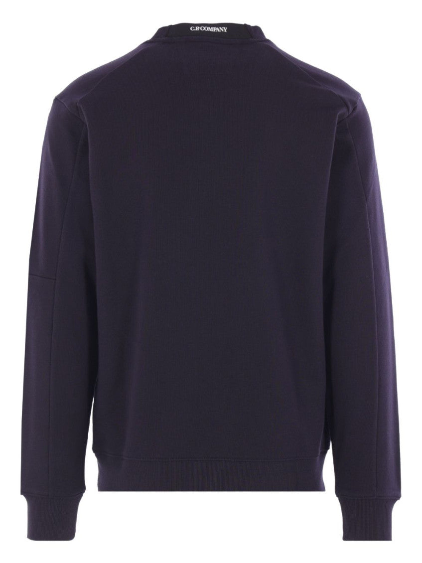 Navy Blue Crew-neck Sweatshirt 4