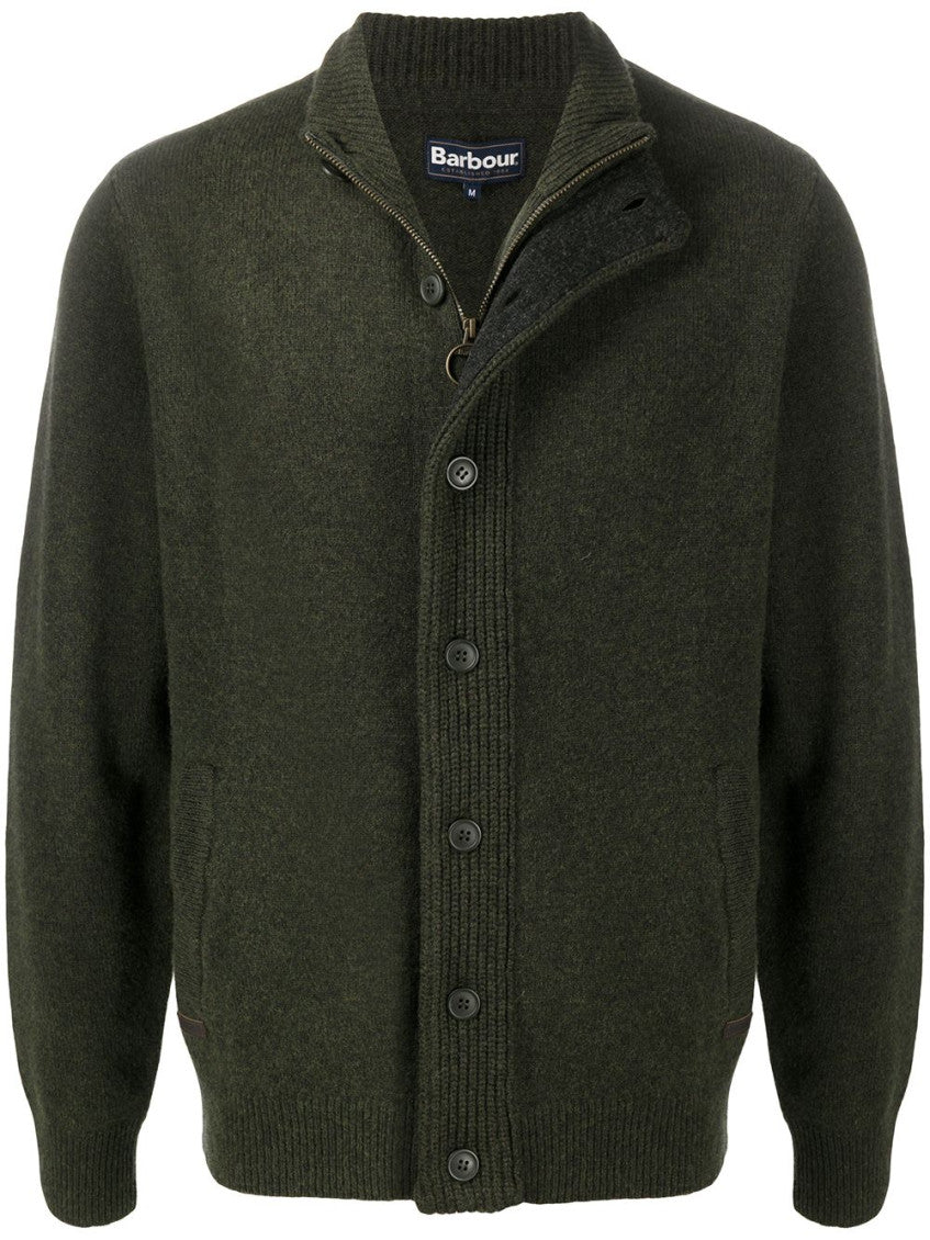 Green Essential patch zip through 1