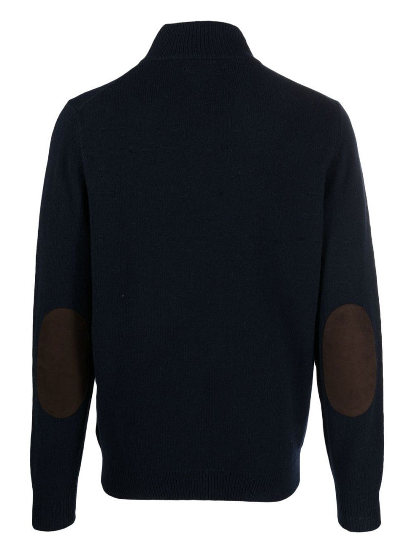 Navy Blue Essential Patch Zip 2