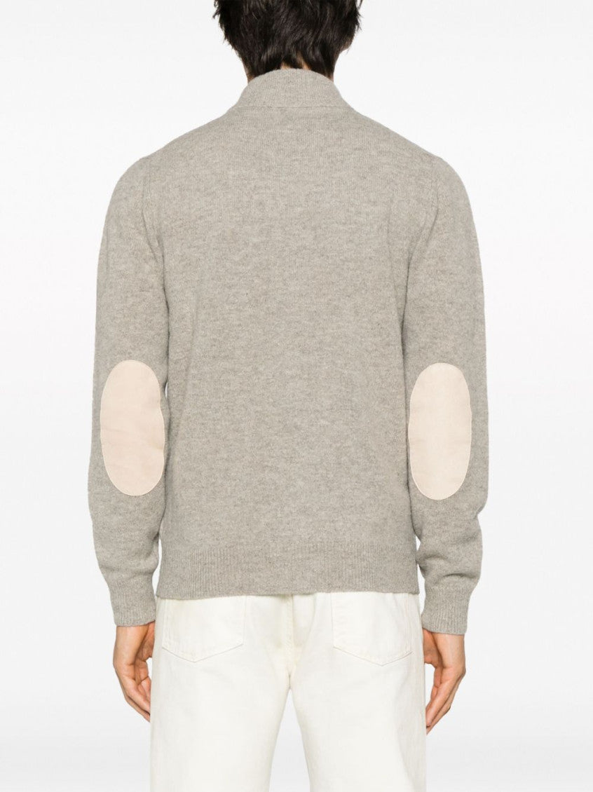 Light Grey Essential Patch Zip 5