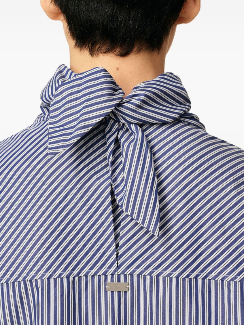 Sky Blue Bandana cotton shirt 3