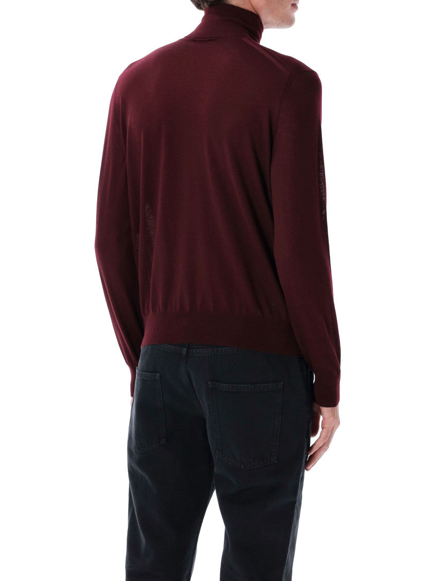 Maroon High neck Pullover 2