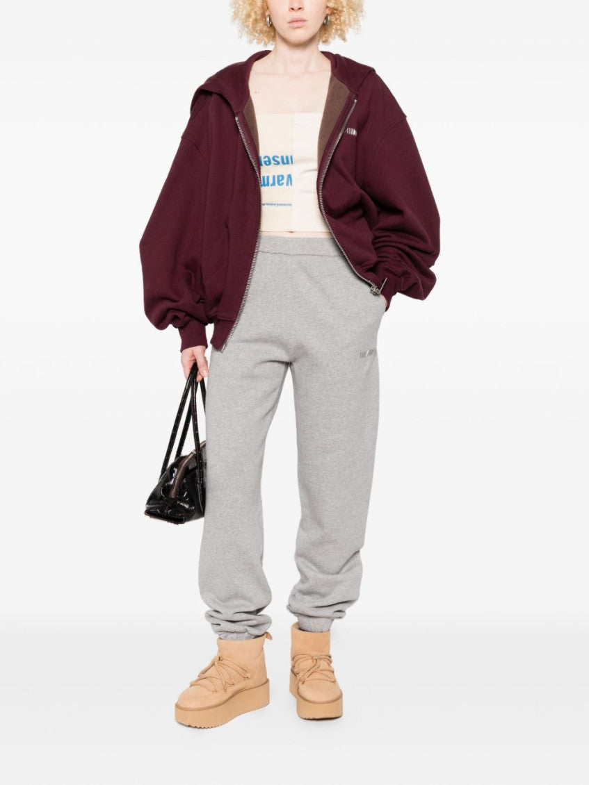 Light Grey Cotton Trackpants 4