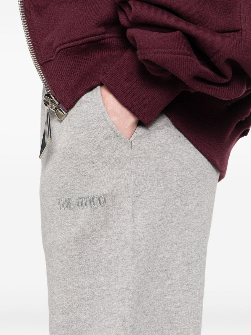 Light Grey Cotton Trackpants 5