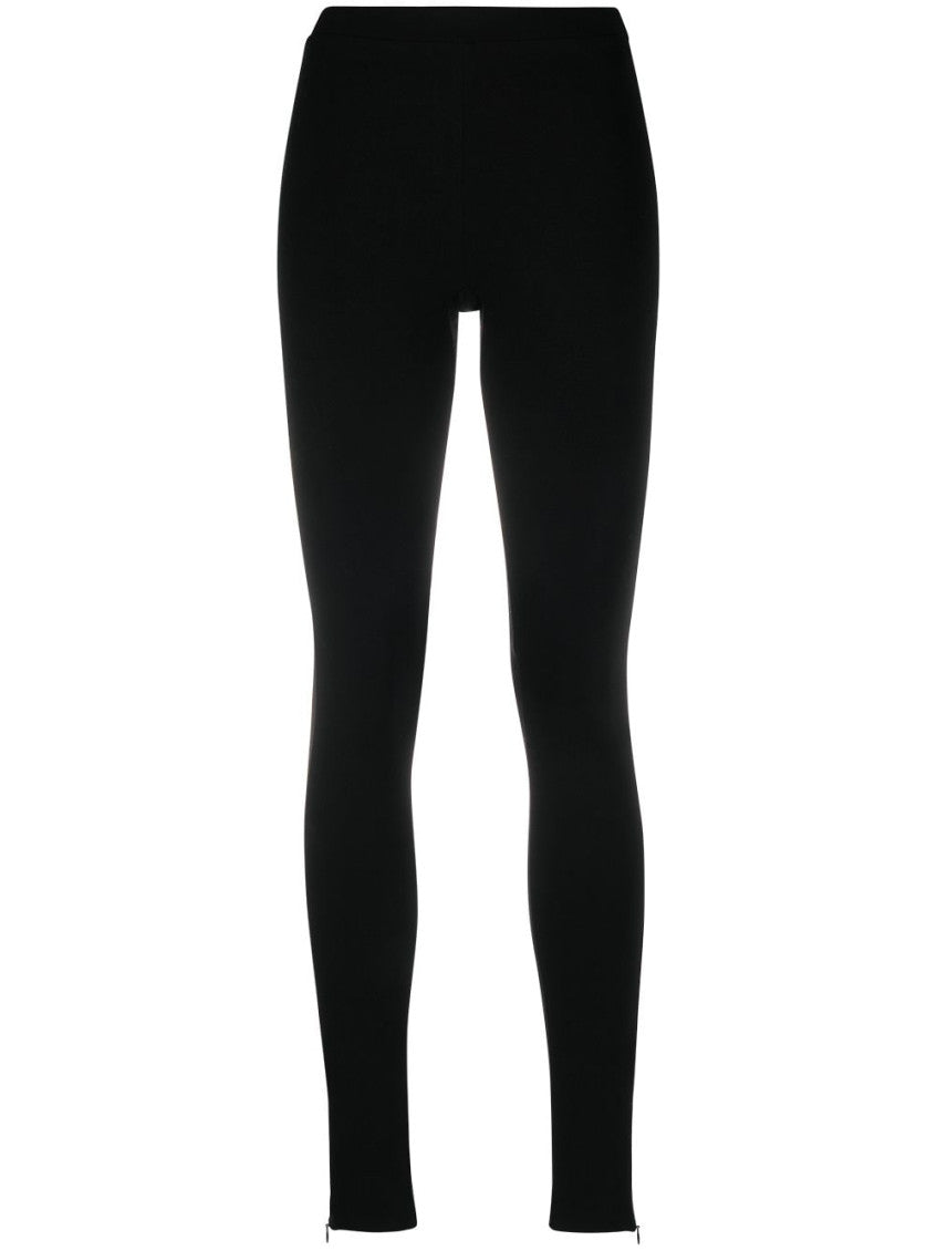 Black Zipped leggings 1