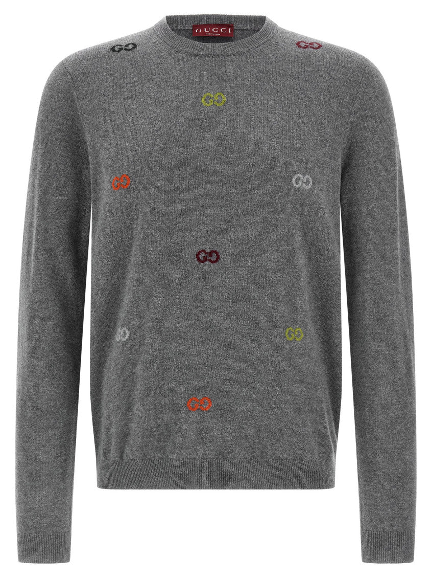 Grey Logo Sweater 1