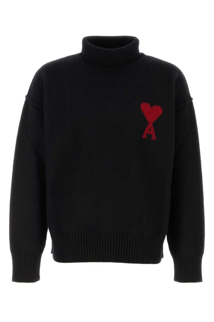 Dark Grey High neck Pullover 1