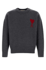 Grey Crew Neck Pullover 1
