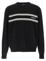 BlackWhite Logo Sweater 1