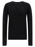 Black Alpaca wool sweater 1