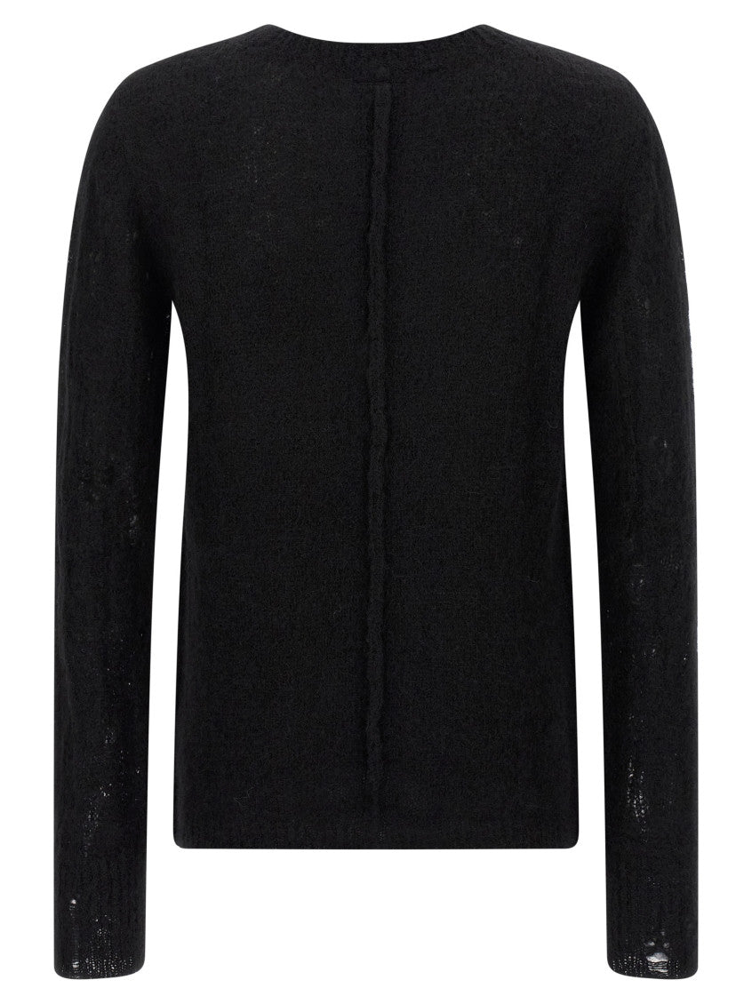 Black Alpaca wool sweater 2