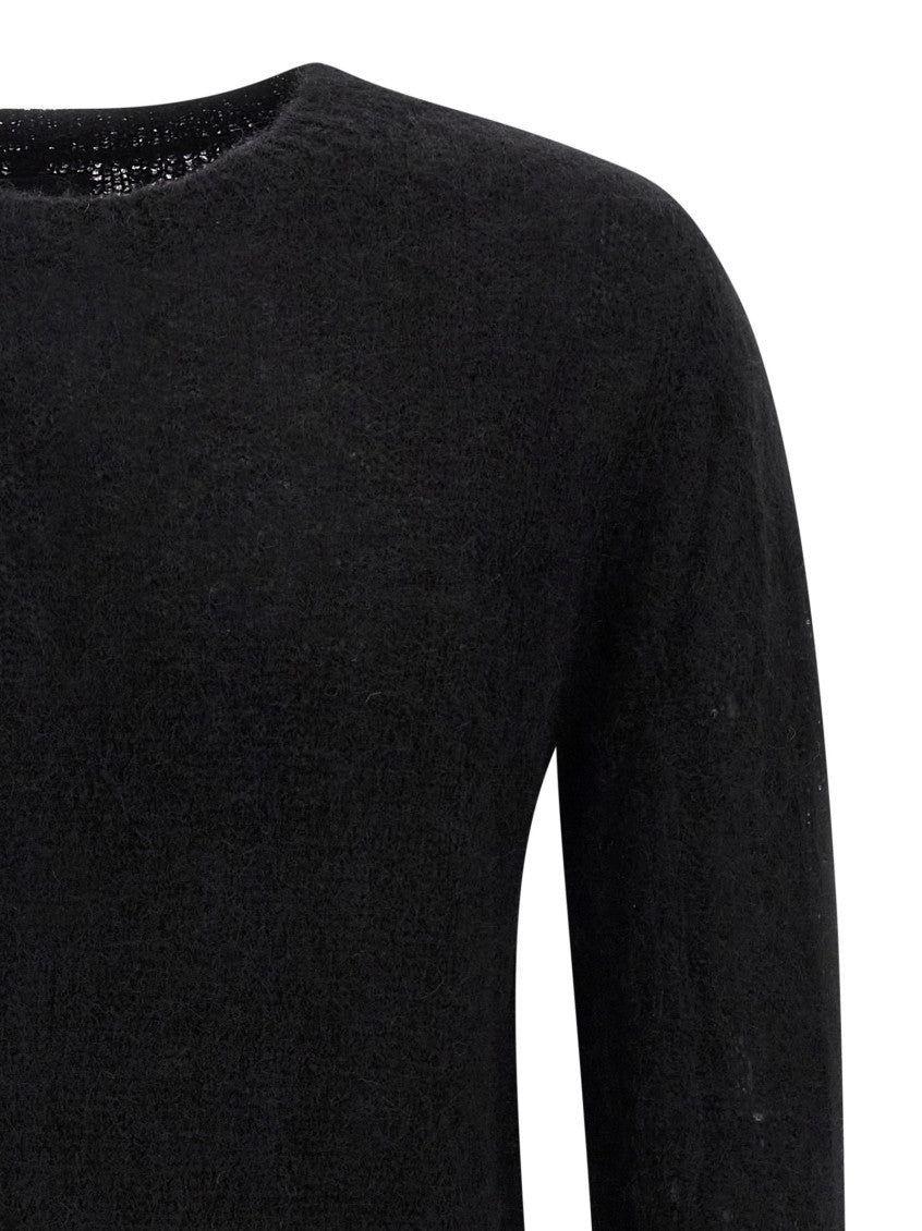 Black Alpaca wool sweater 3