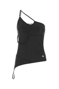 Black Stretch Nylon Top 1