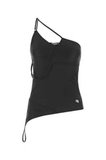 Black Stretch Nylon Top 1