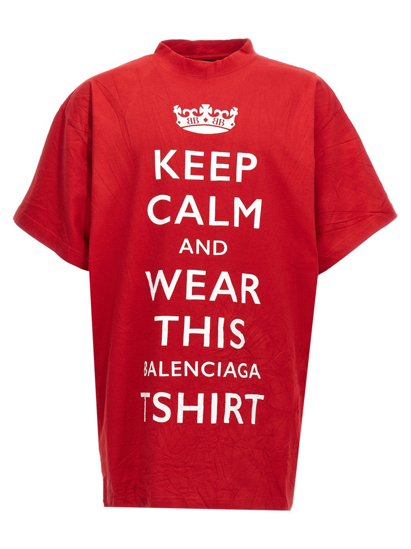 Red Keep Calm T-shirt 1