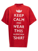 Red Keep Calm T-shirt 1