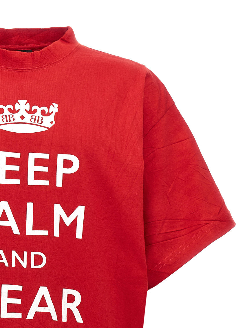 Red Keep Calm T-shirt 3