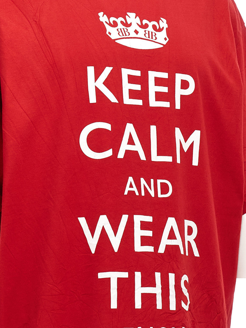 Red Keep Calm T-shirt 4