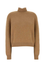 Camel cashmere blend sweater 1