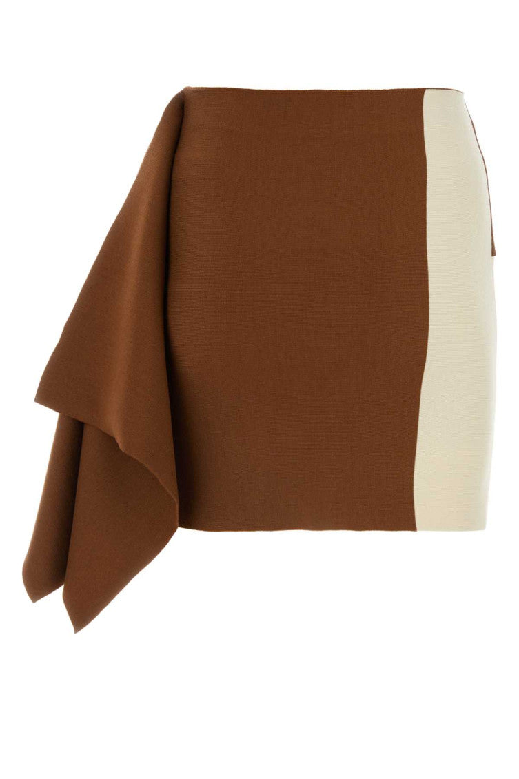 Multicolor wool mini skirt 2