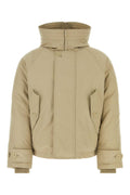 Beige Oversize Padded Jacket 1