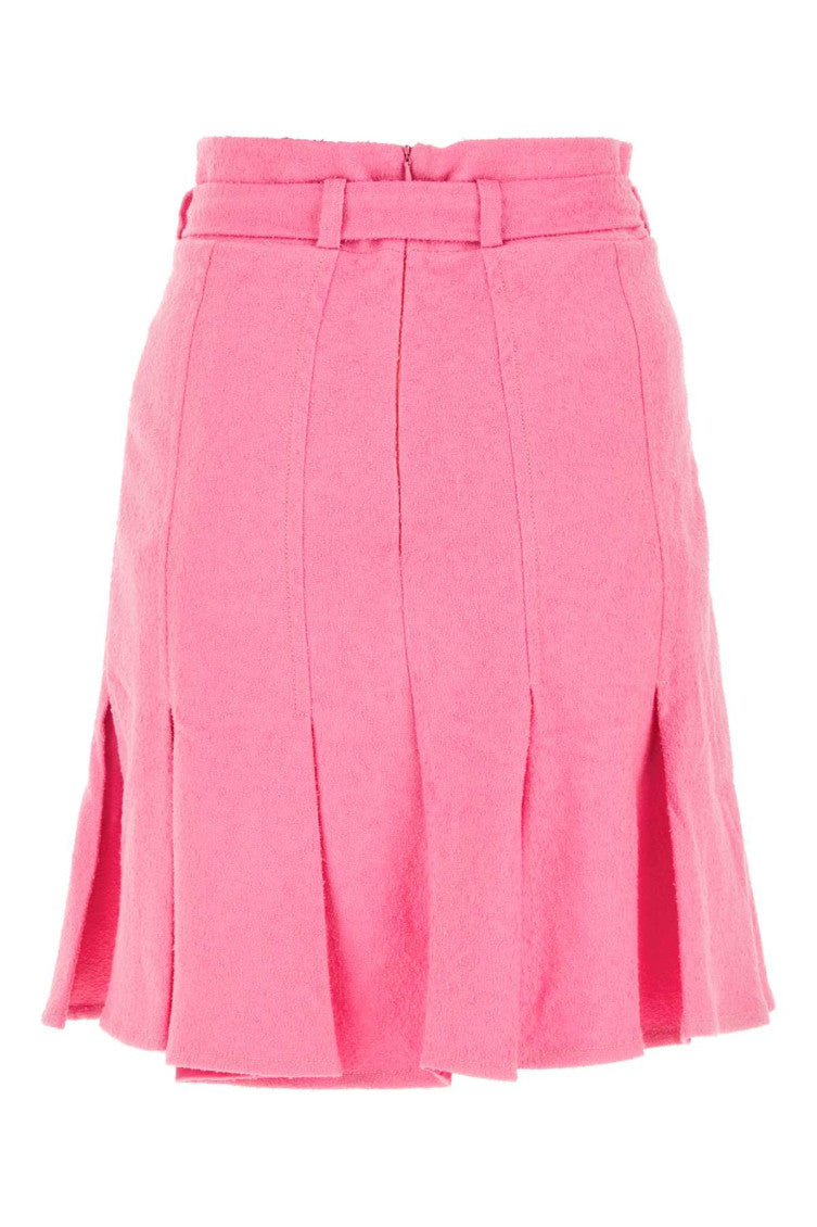 Pink bouclÃ© skirt 2