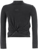 Girls Black Embellished Sweater 1