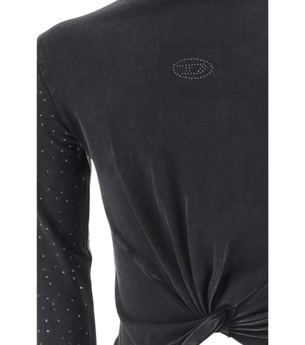 Girls Black Embellished Sweater 3