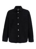 Black Regular Logo Overshirt 1