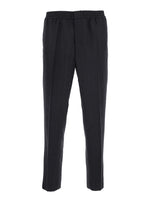 Dark Grey Elasticated Trousers 1