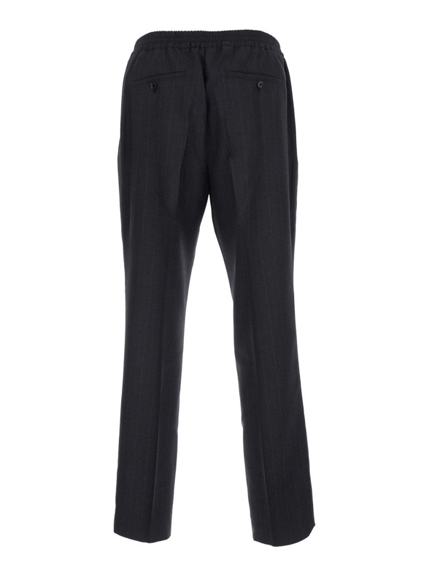 Dark Grey Elasticated Trousers 2