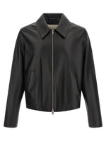 Black Shirt Collar Jacket 1