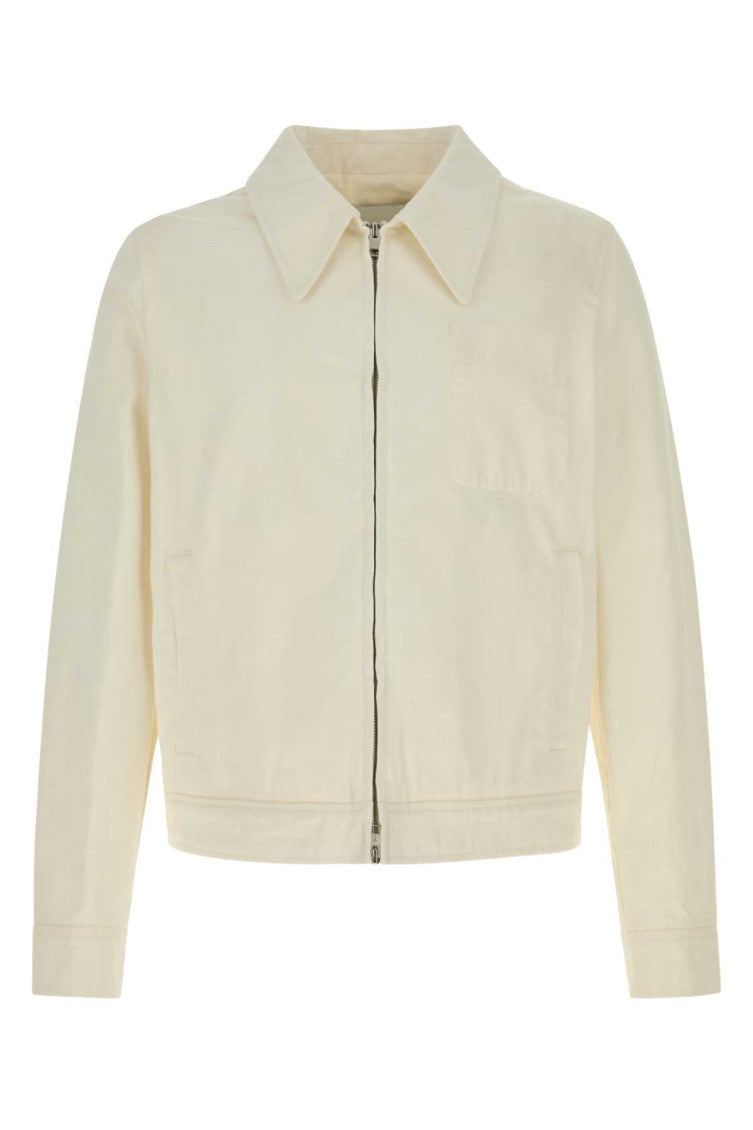 Off White Zip-Up Jacket 1