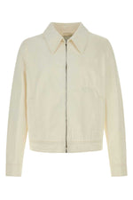 Off White Zip-Up Jacket 1