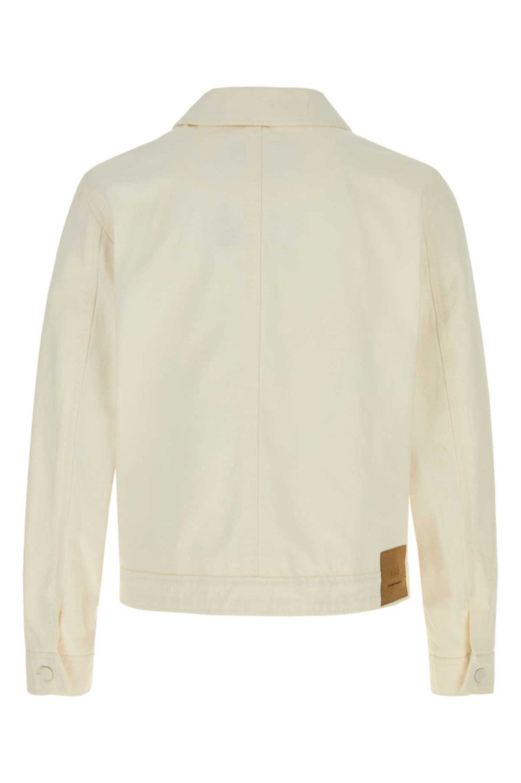 Off White Zip-Up Jacket 2