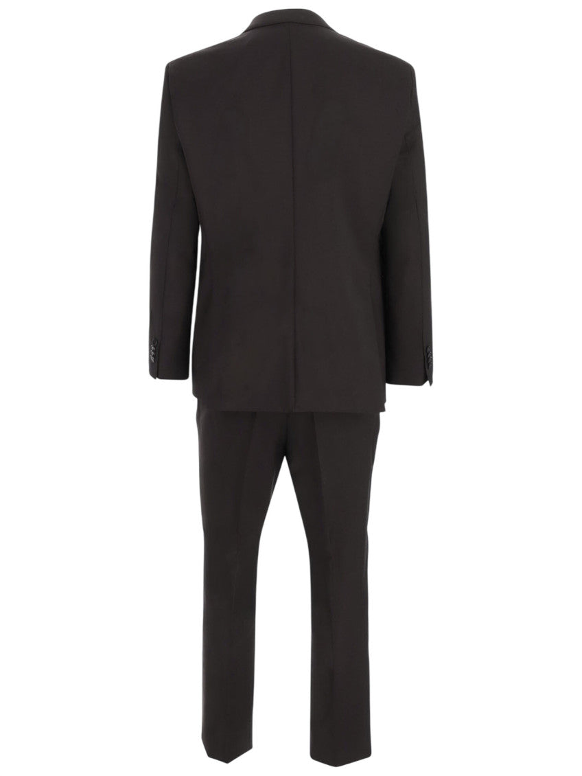 Dark Brown Notched Lapel Suit 2