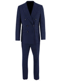 Navy Blue Double Breasted Suit 1