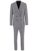Grey Double Breasted Suit 1