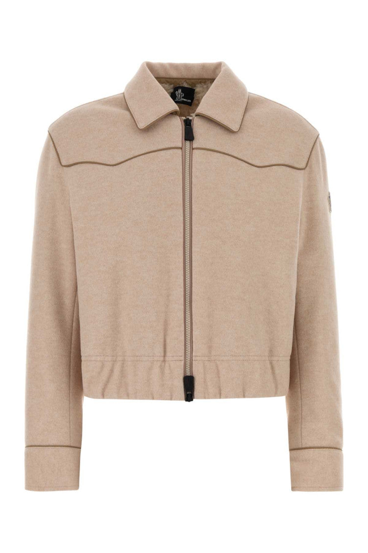 Light Pink Shirt Collar Jacket 1