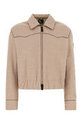Light Pink Shirt Collar Jacket 1